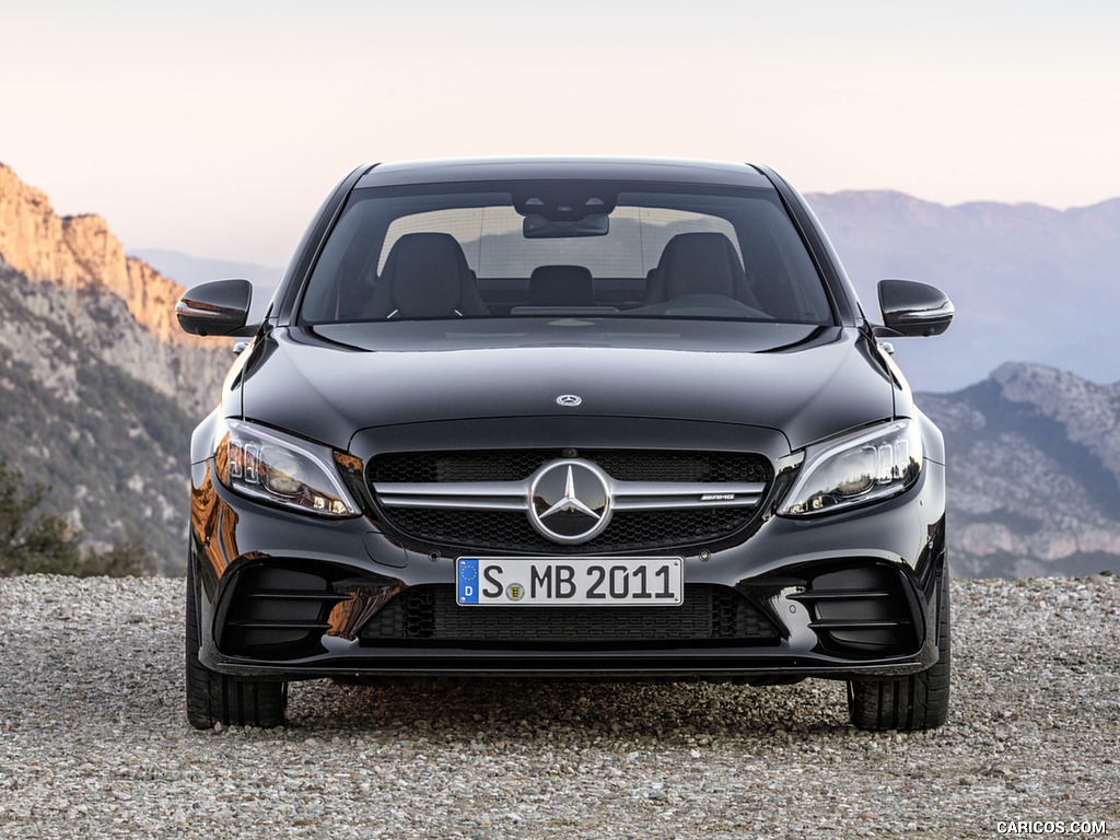 2019 Mercedes-AMG C43 4MATIC (Color: Obsidian Black Metallic) - Front