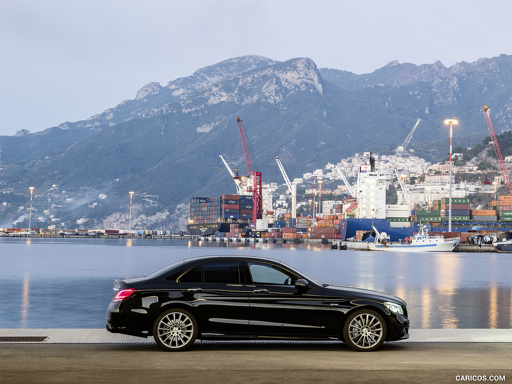 2019 Mercedes-AMG C43 4MATIC (Color: Obsidian Black Metallic) - Side