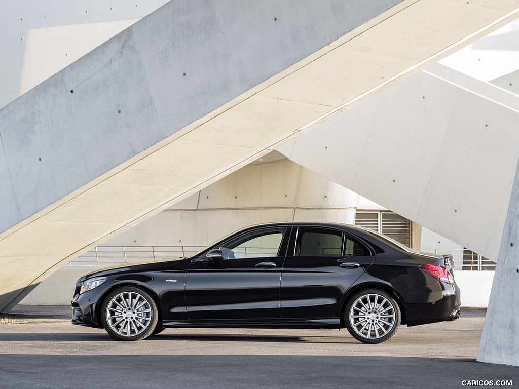 2019 Mercedes-AMG C43 4MATIC (Color: Obsidian Black Metallic) - Side