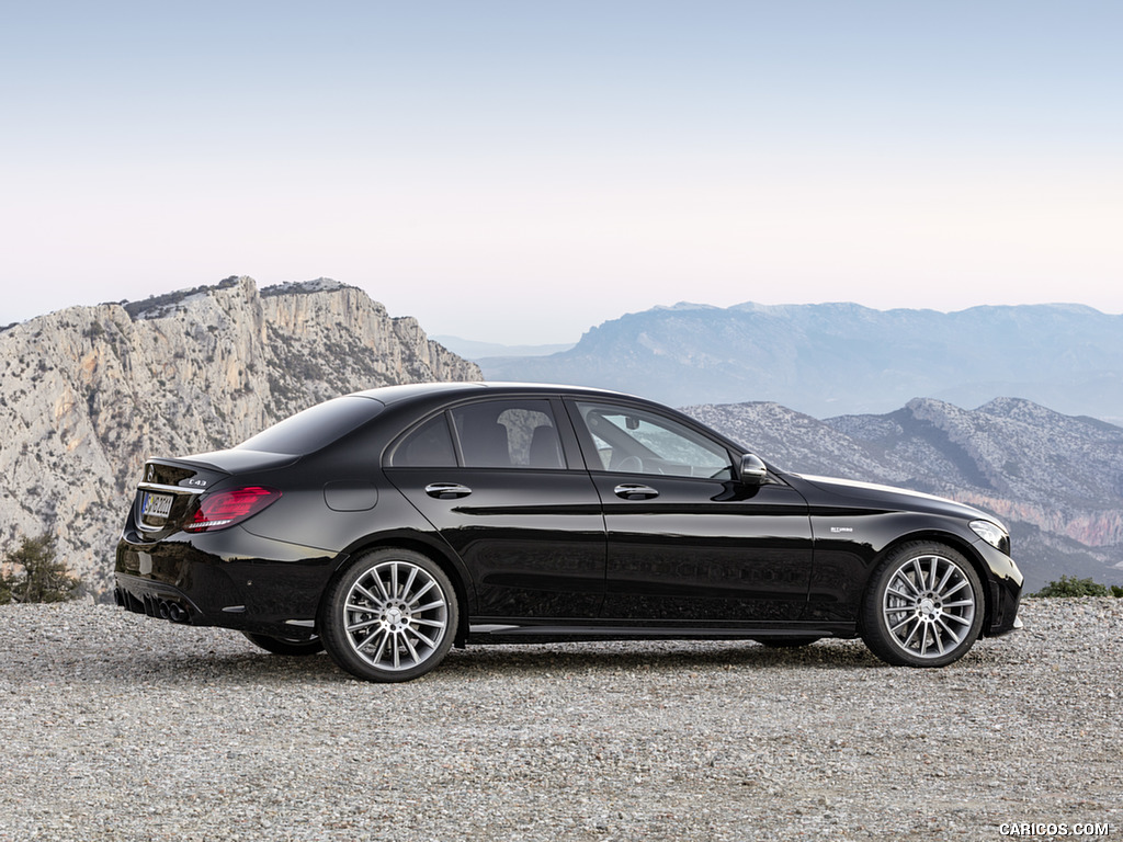 2019 Mercedes-AMG C43 4MATIC (Color: Obsidian Black Metallic) - Side