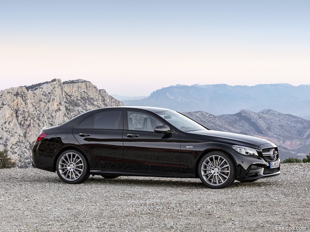 2019 Mercedes-AMG C43 4MATIC (Color: Obsidian Black Metallic) - Side