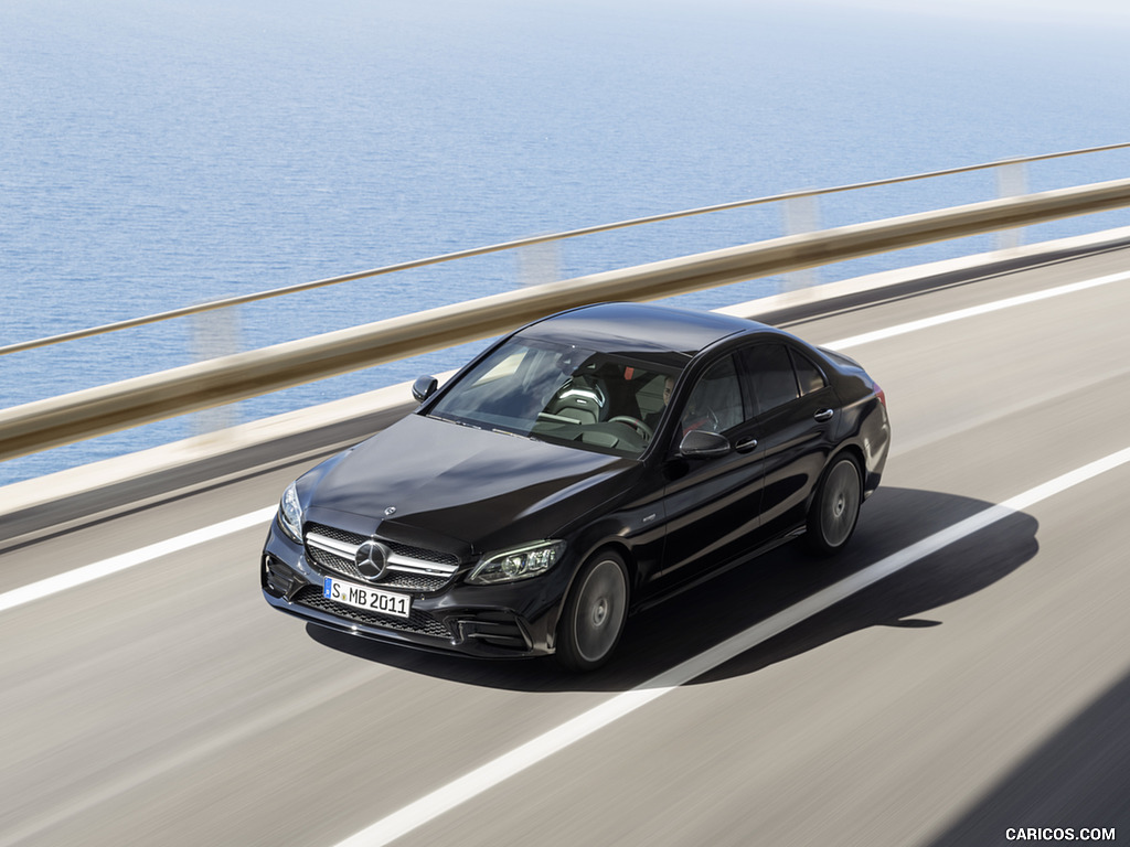 2019 Mercedes-AMG C43 4MATIC (Color: Obsidian Black Metallic) - Top