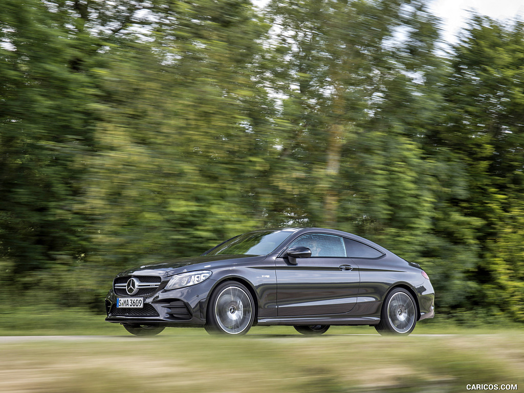 2019 Mercedes-AMG C43 4MATIC Coupe (Color: Graphite Grey Metallic) - Front Three-Quarter