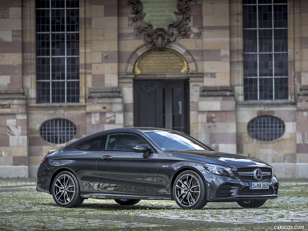 2019 Mercedes-AMG C43 4MATIC Coupe (Color: Graphite Grey Metallic) - Front Three-Quarter