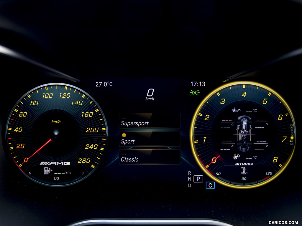 2019 Mercedes-AMG C43 4MATIC Coupe - Digital Instrument Cluster