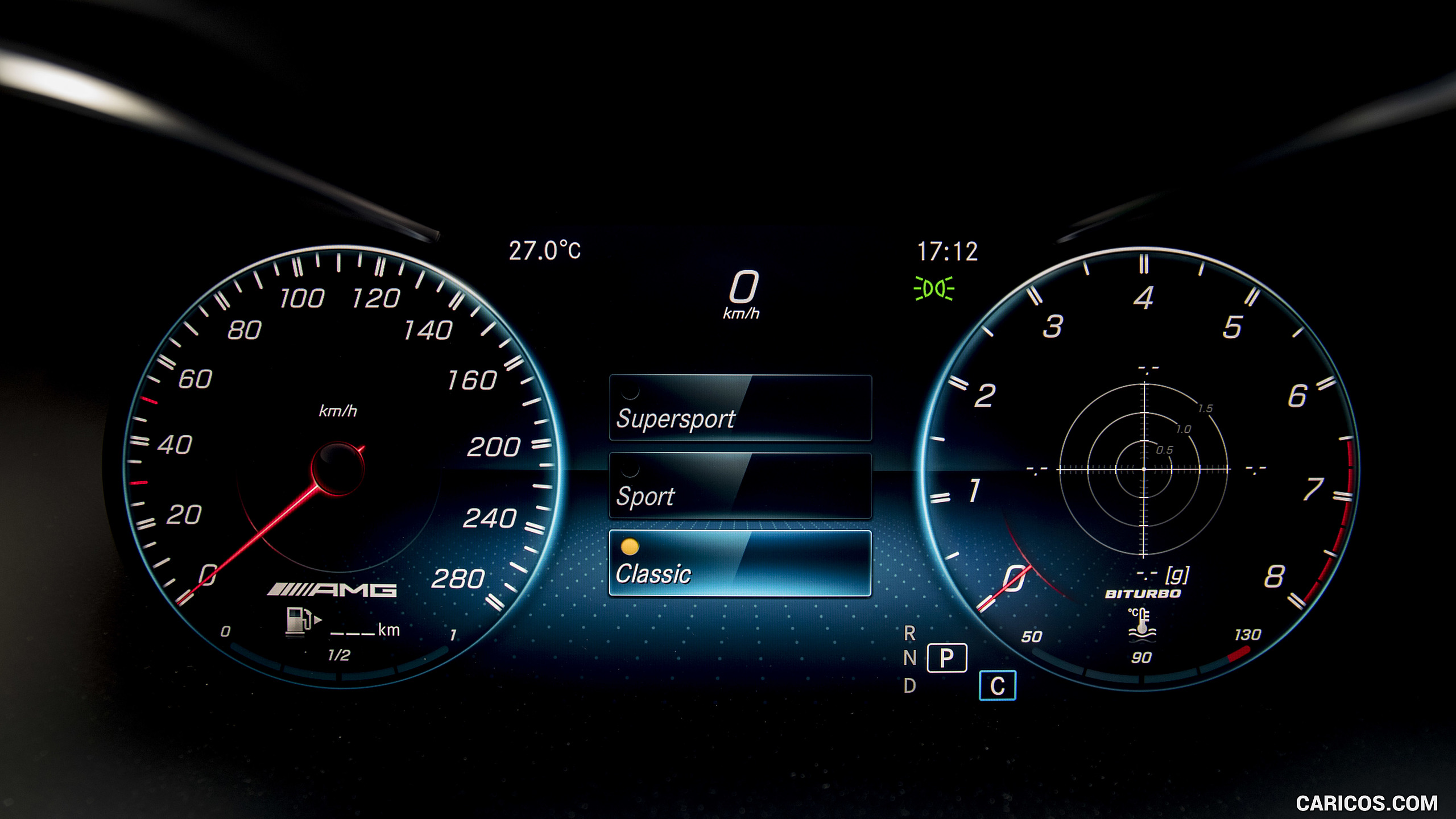 2019 Mercedes-AMG C43 4MATIC Coupe - Digital Instrument Cluster, #104 of 184
