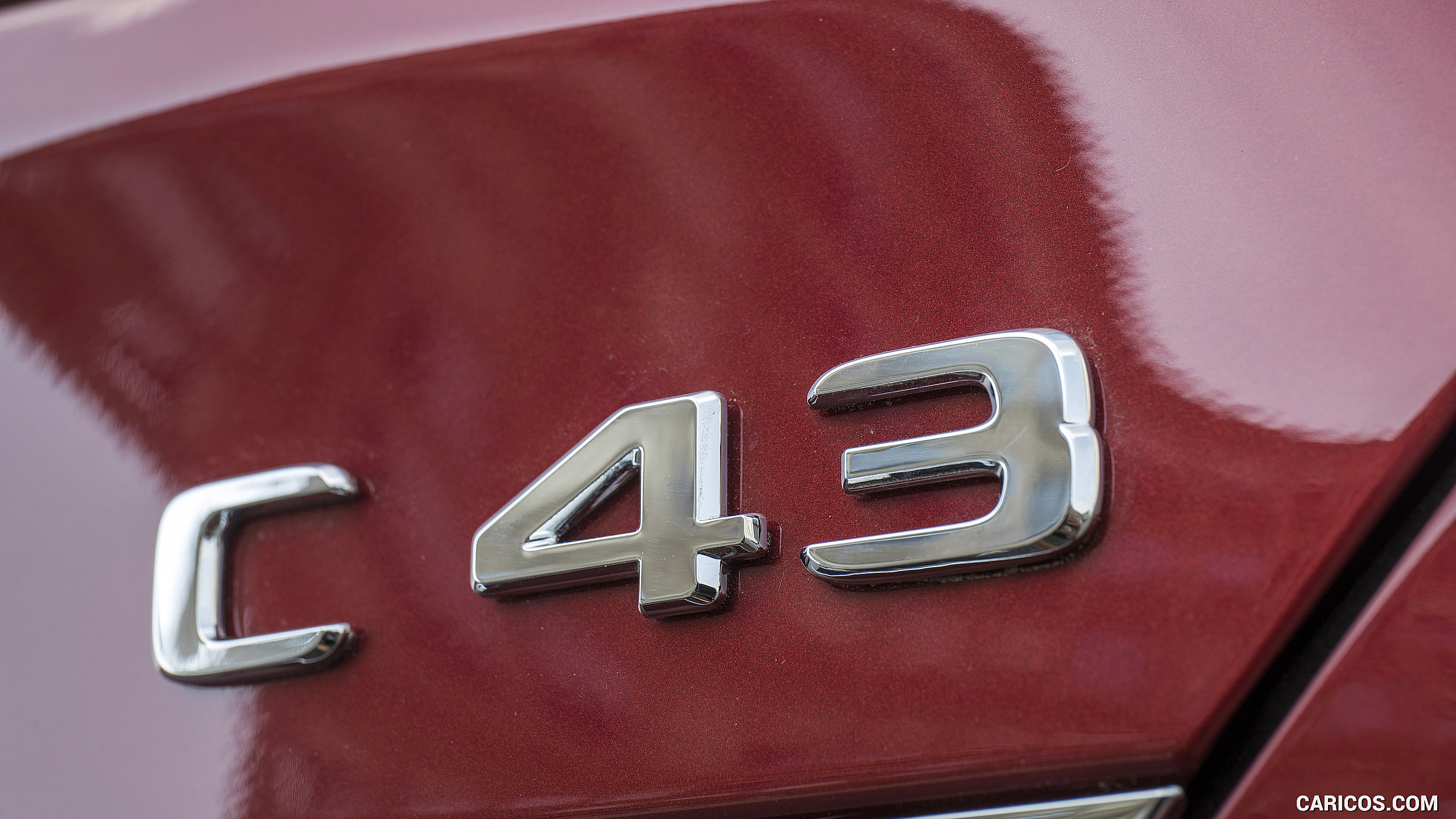 2019 Mercedes-AMG C43 4MATIC Sedan (Color: Hyacinth Red) - Badge, #88 of 192