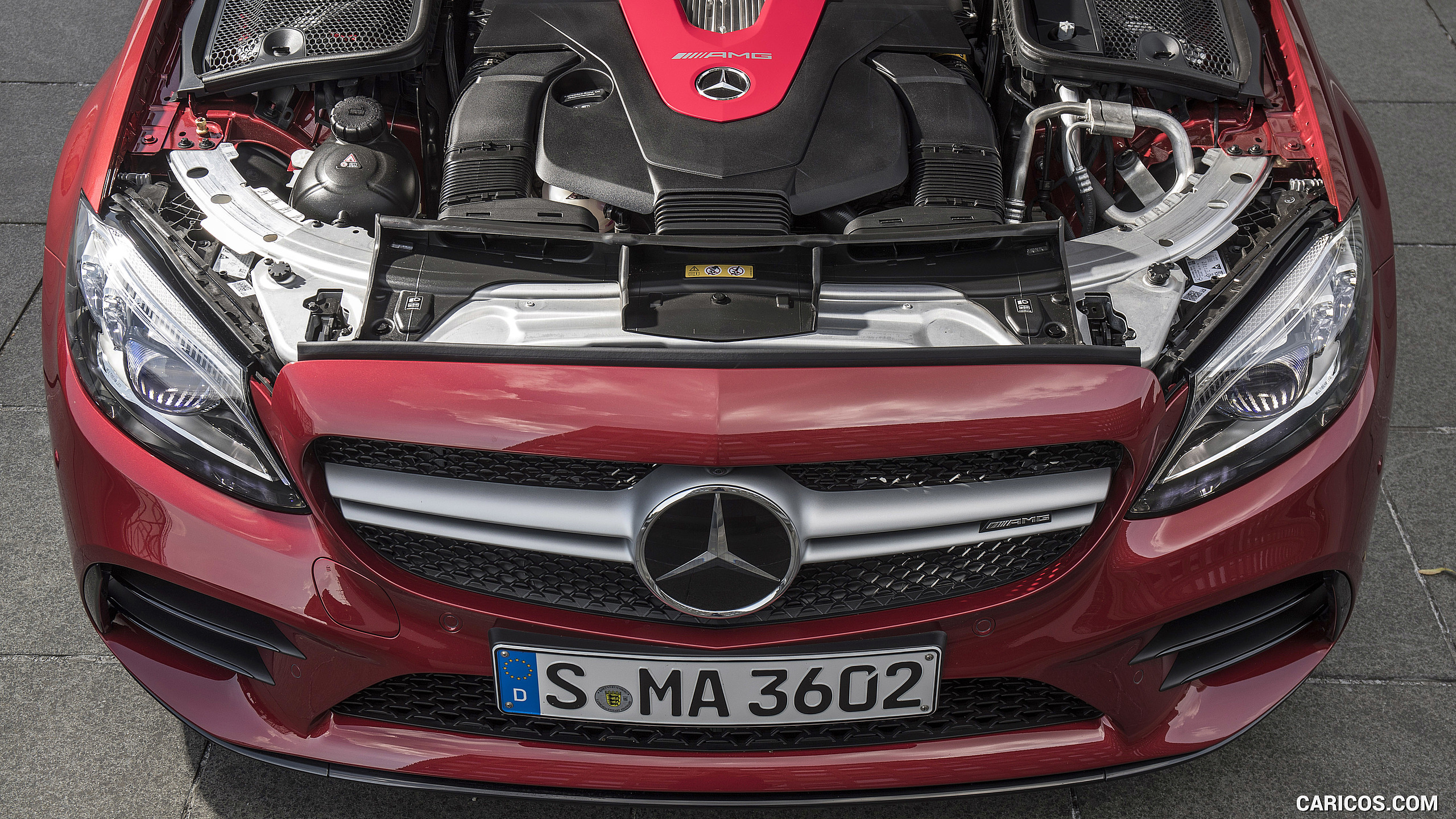 2019 Mercedes-AMG C43 4MATIC Sedan (Color: Hyacinth Red) - Engine, #97 of 192