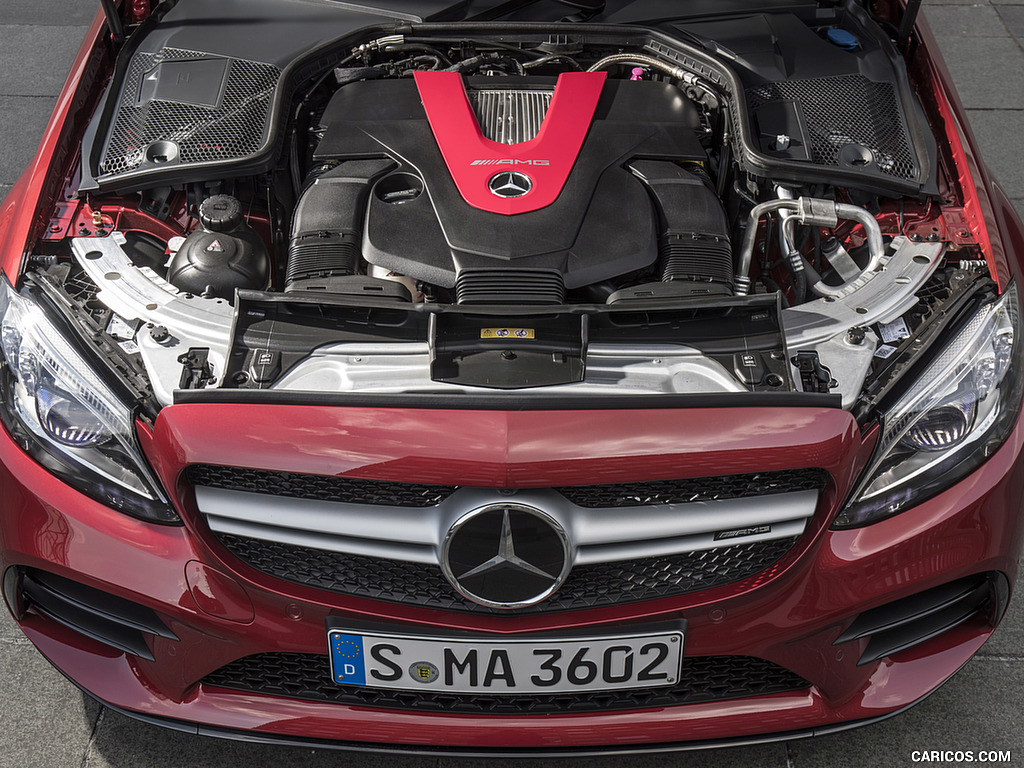 2019 Mercedes-AMG C43 4MATIC Sedan (Color: Hyacinth Red) - Engine