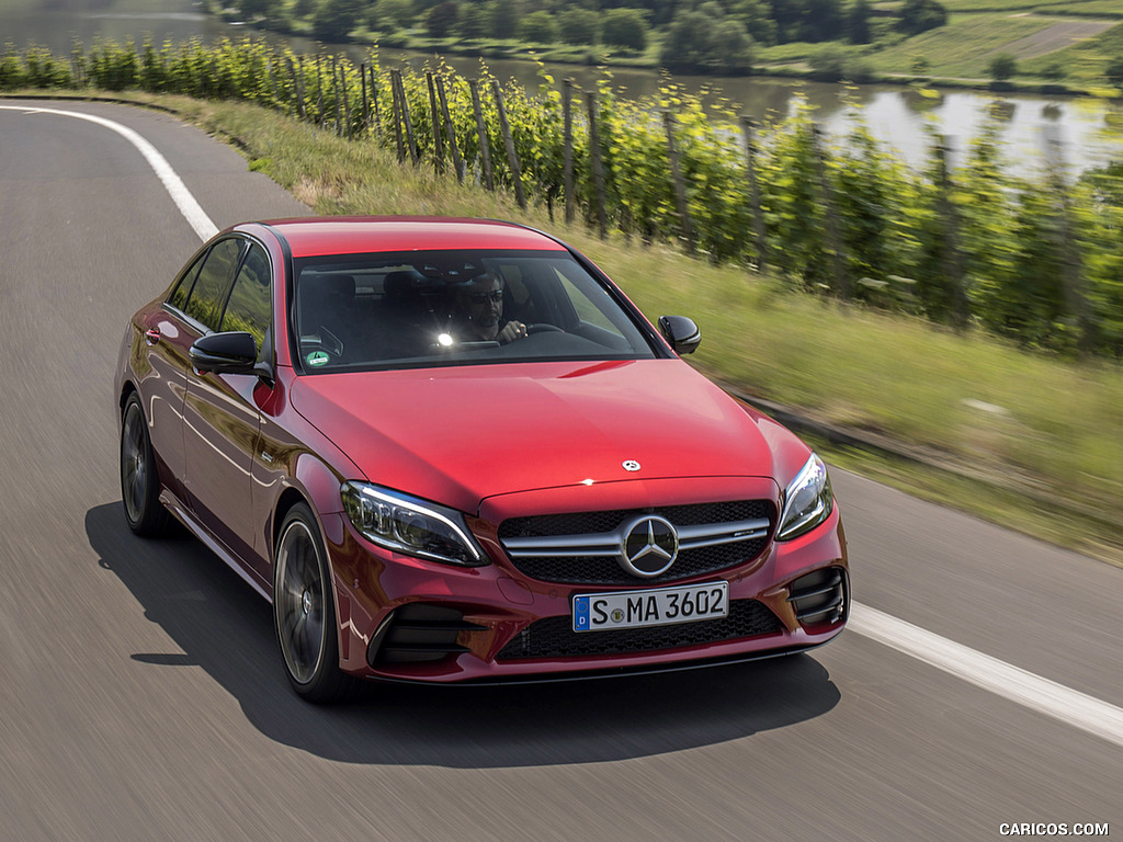 2019 Mercedes-AMG C43 4MATIC Sedan (Color: Hyacinth Red) - Front