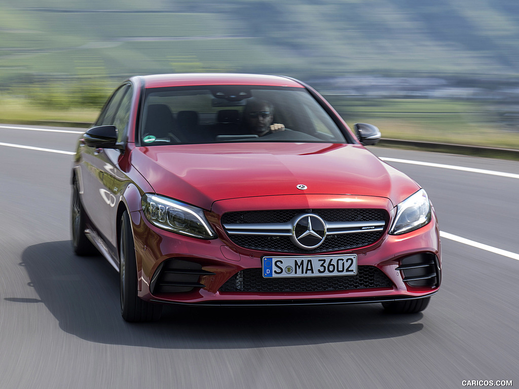 2019 Mercedes-AMG C43 4MATIC Sedan (Color: Hyacinth Red) - Front