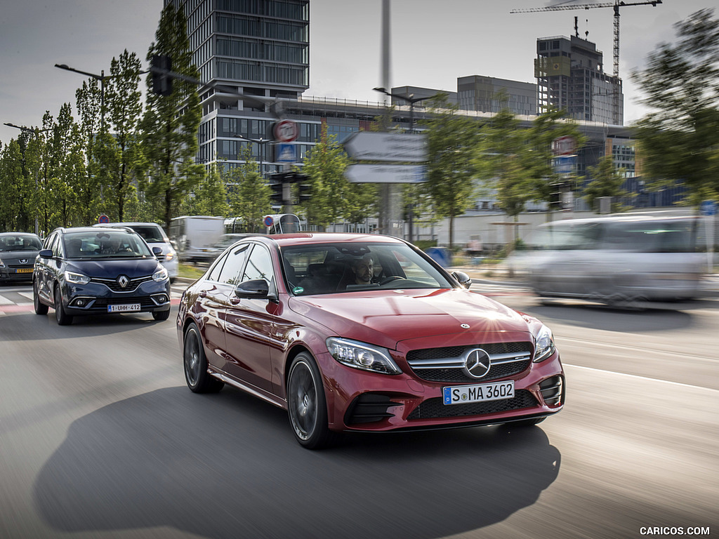 2019 Mercedes-AMG C43 4MATIC Sedan (Color: Hyacinth Red) - Front