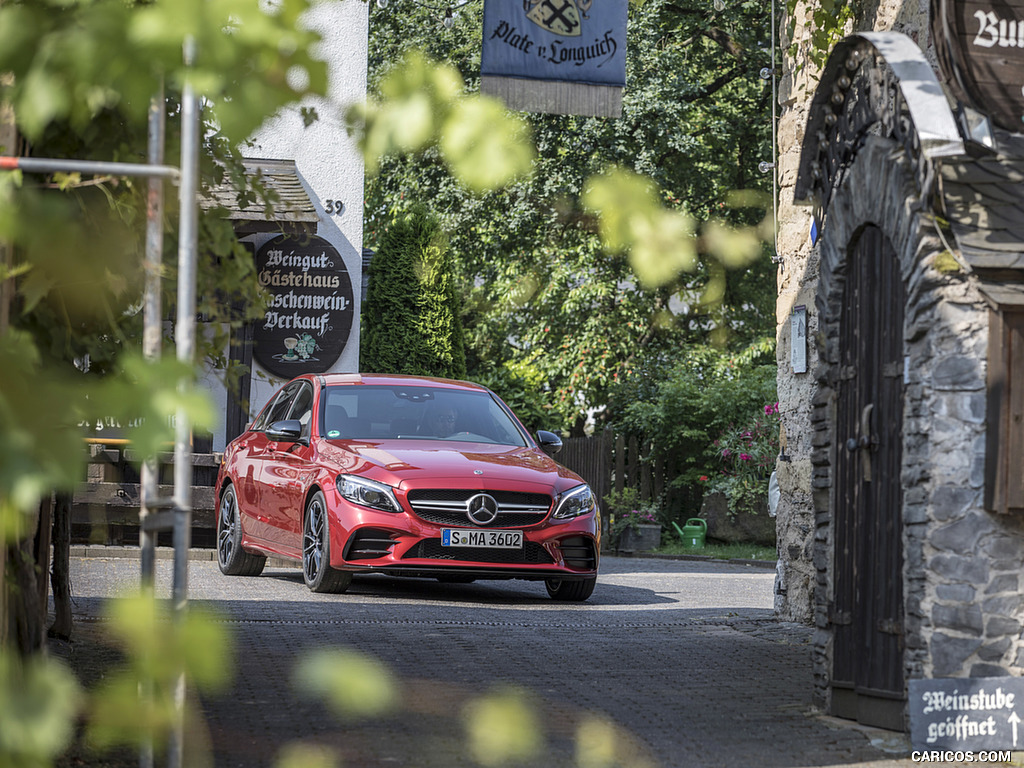 2019 Mercedes-AMG C43 4MATIC Sedan (Color: Hyacinth Red) - Front