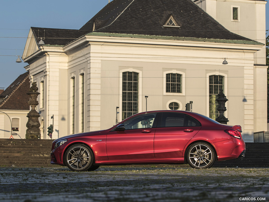 2019 Mercedes-AMG C43 4MATIC Sedan (Color: Hyacinth Red) - Side