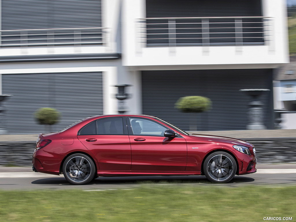 2019 Mercedes-AMG C43 4MATIC Sedan (Color: Hyacinth Red) - Side