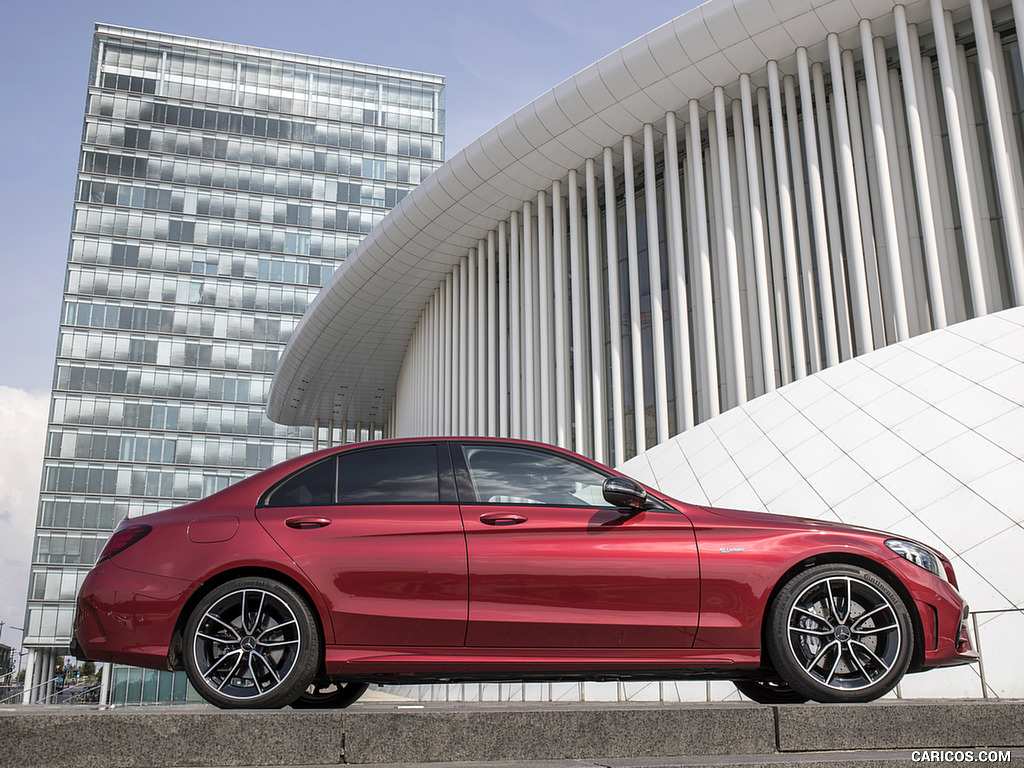 2019 Mercedes-AMG C43 4MATIC Sedan (Color: Hyacinth Red) - Side