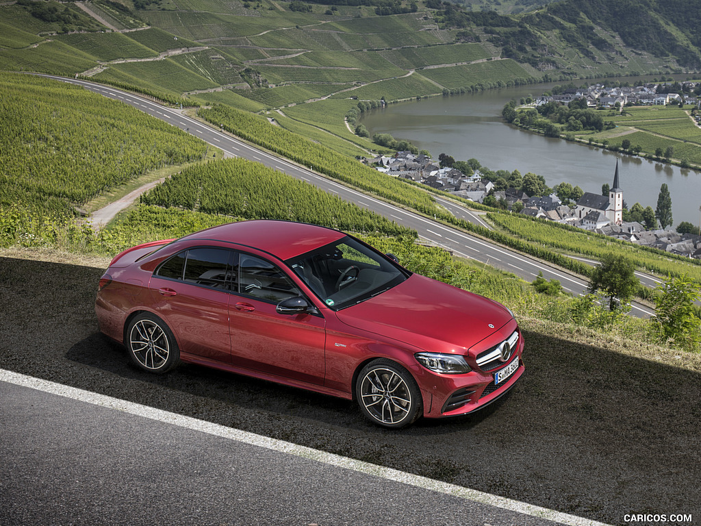 2019 Mercedes-AMG C43 4MATIC Sedan (Color: Hyacinth Red) - Top