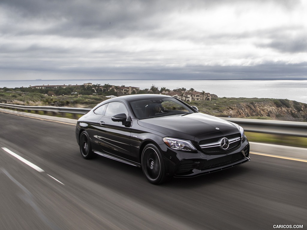 2019 Mercedes-AMG C43 Coupe (US-Spec) - Front Three-Quarter