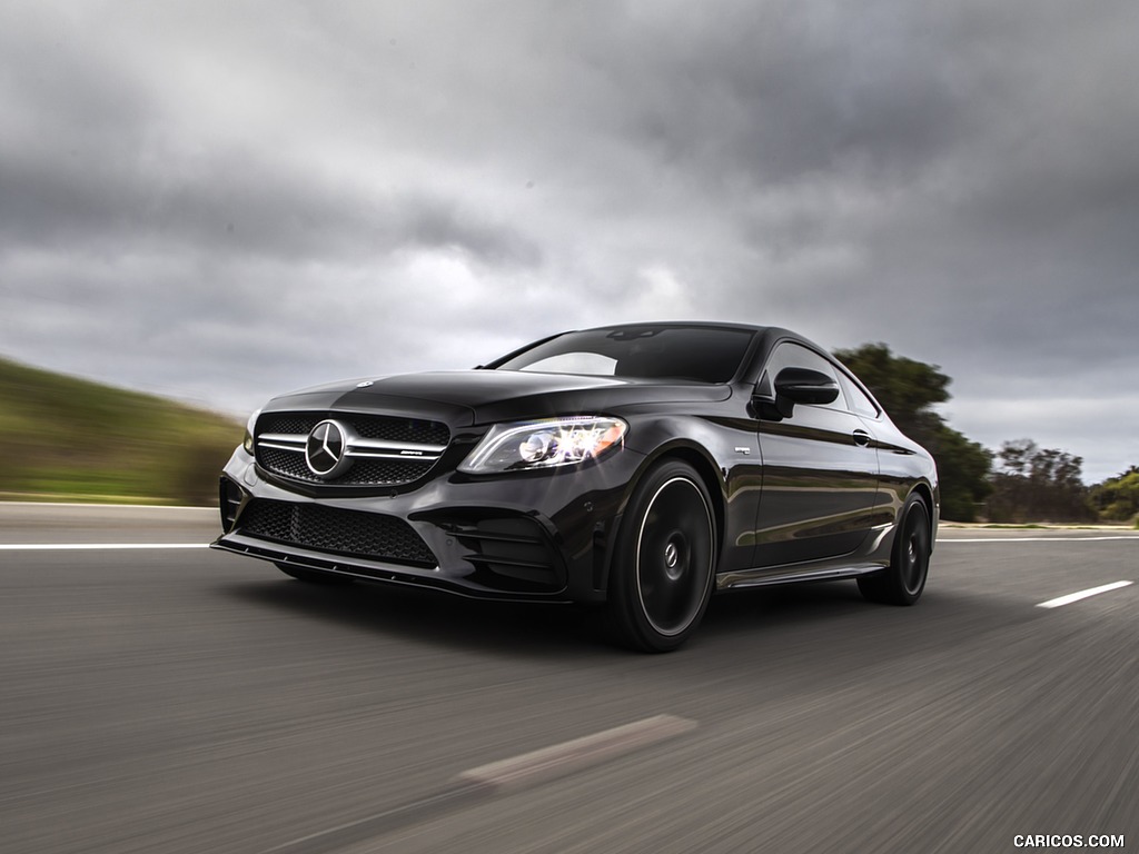 2019 Mercedes-AMG C43 Coupe (US-Spec) - Front Three-Quarter