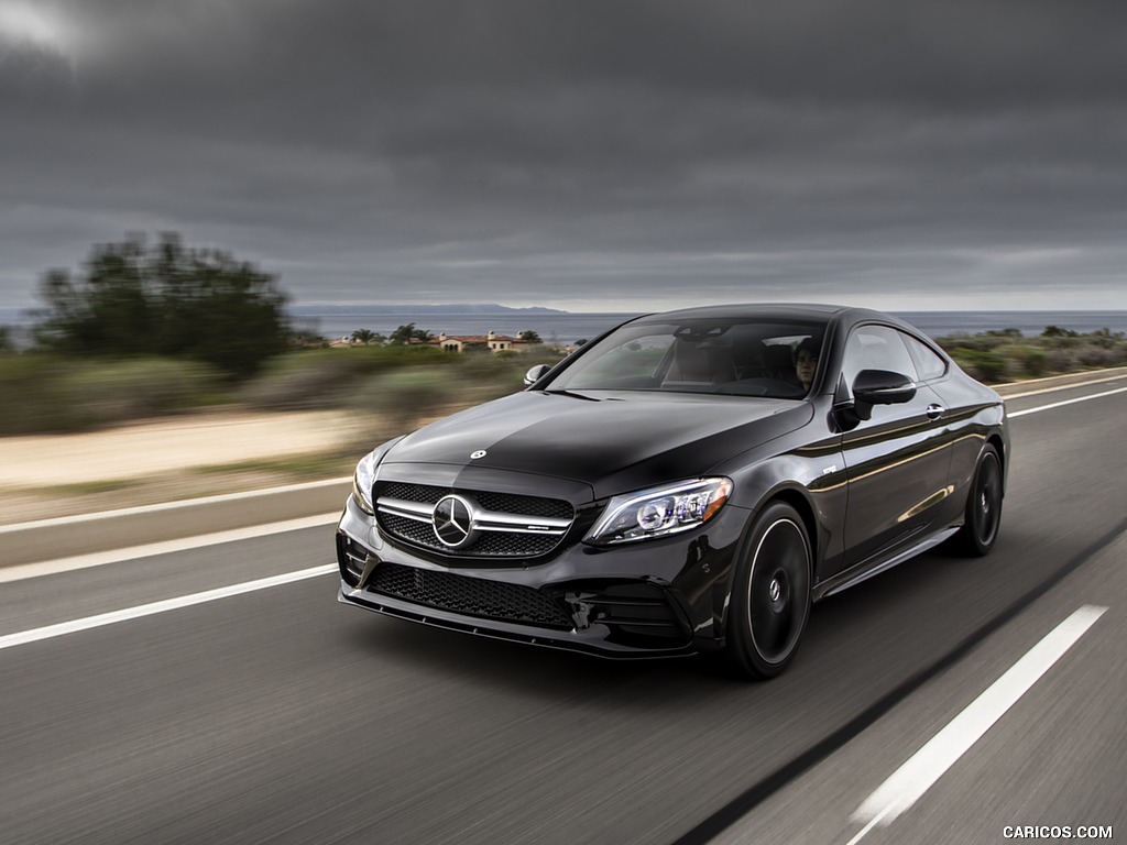 2019 Mercedes-AMG C43 Coupe (US-Spec) - Front Three-Quarter