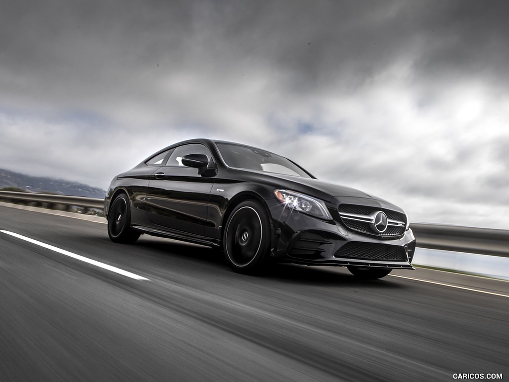 2019 Mercedes-AMG C43 Coupe (US-Spec) - Front Three-Quarter