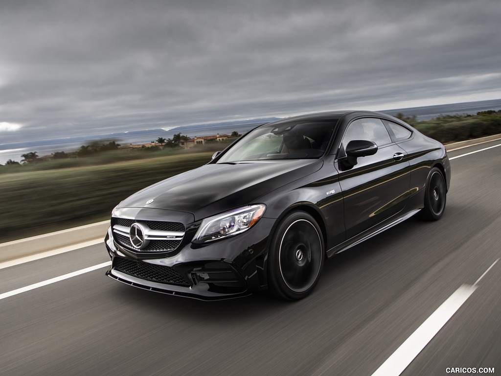 2019 Mercedes-AMG C43 Coupe (US-Spec) - Front Three-Quarter