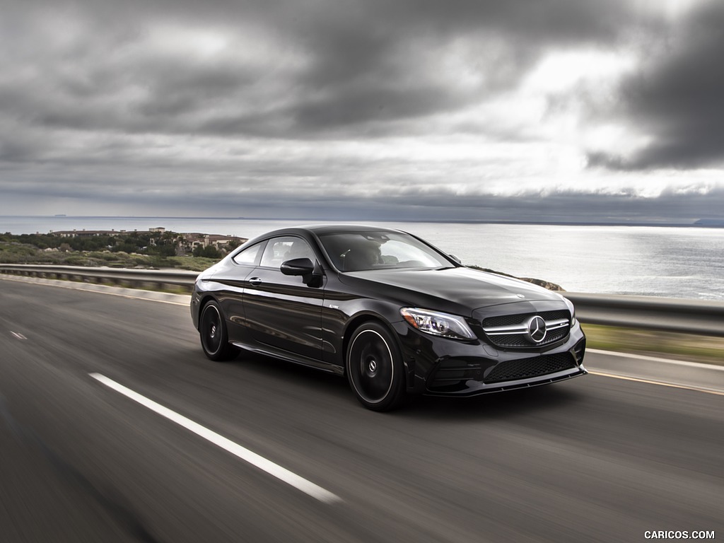 2019 Mercedes-AMG C43 Coupe (US-Spec) - Front Three-Quarter