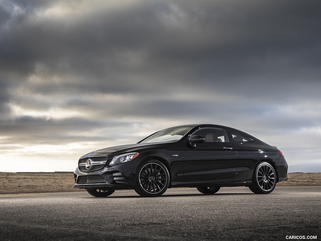 2019 Mercedes-AMG C43 Coupe (US-Spec) - Front Three-Quarter