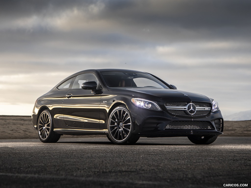 2019 Mercedes-AMG C43 Coupe (US-Spec) - Front Three-Quarter