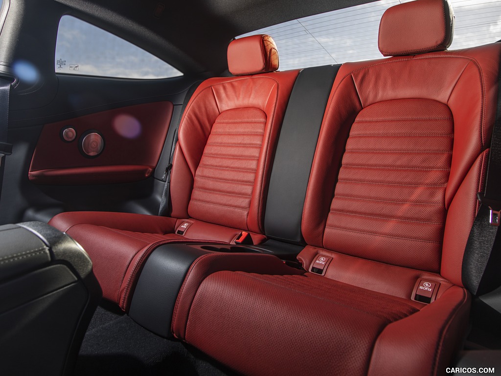 2019 Mercedes-AMG C43 Coupe (US-Spec) - Interior, Rear Seats