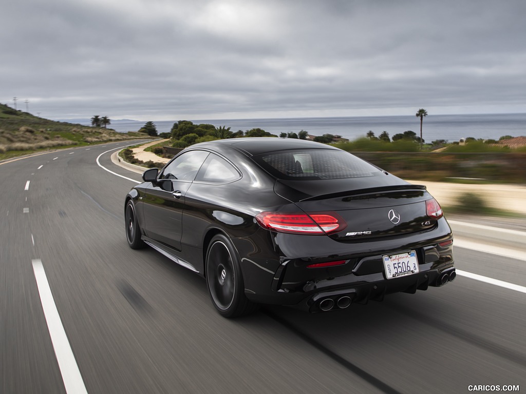 2019 Mercedes-AMG C43 Coupe (US-Spec) - Rear Three-Quarter