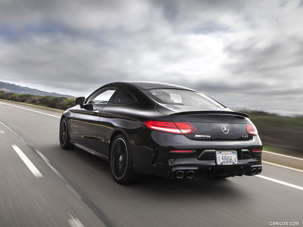 2019 Mercedes-AMG C43 Coupe (US-Spec) - Rear Three-Quarter