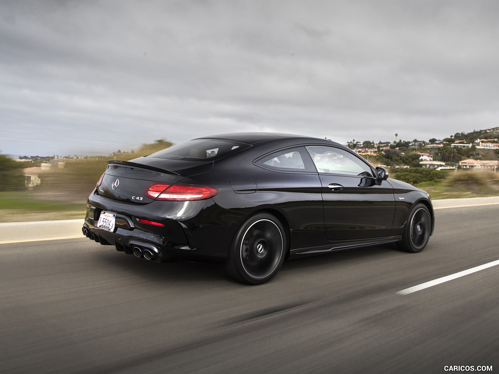 2019 Mercedes-AMG C43 Coupe (US-Spec) - Rear Three-Quarter