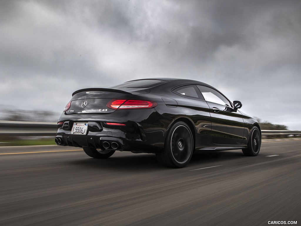 2019 Mercedes-AMG C43 Coupe (US-Spec) - Rear Three-Quarter