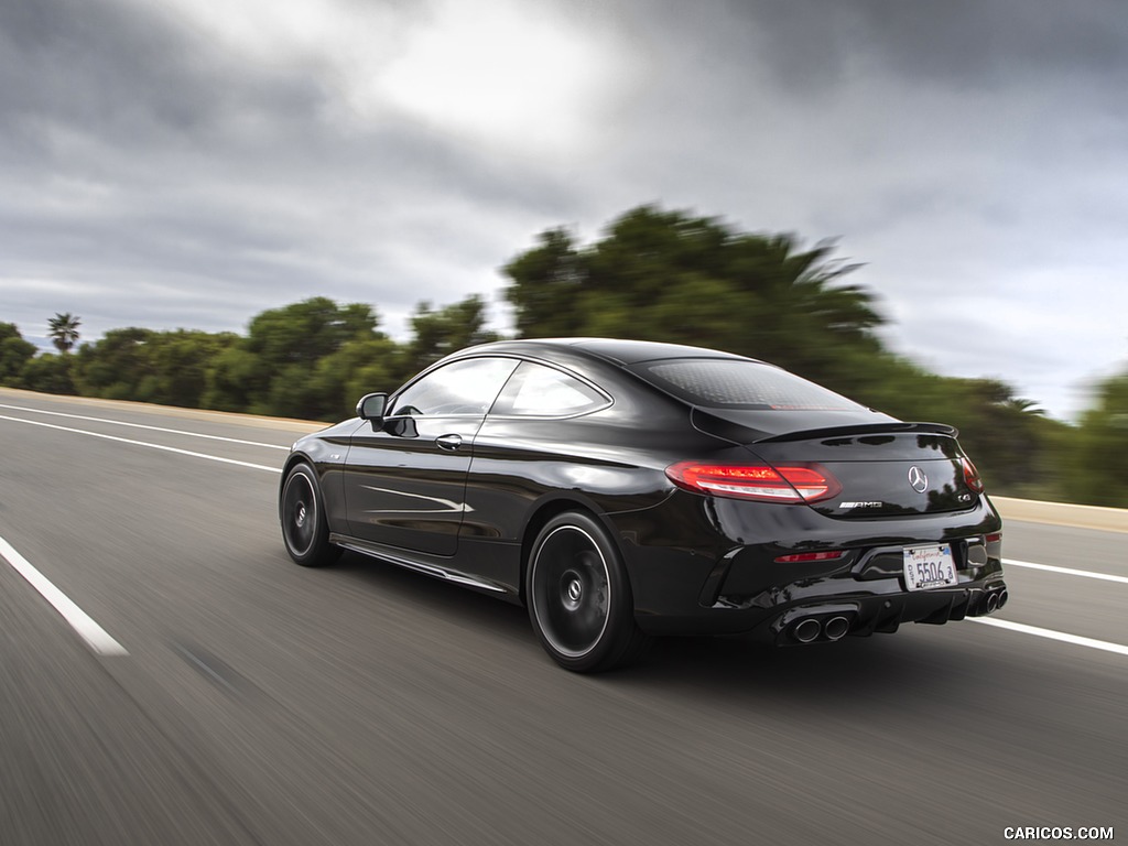 2019 Mercedes-AMG C43 Coupe (US-Spec) - Rear Three-Quarter