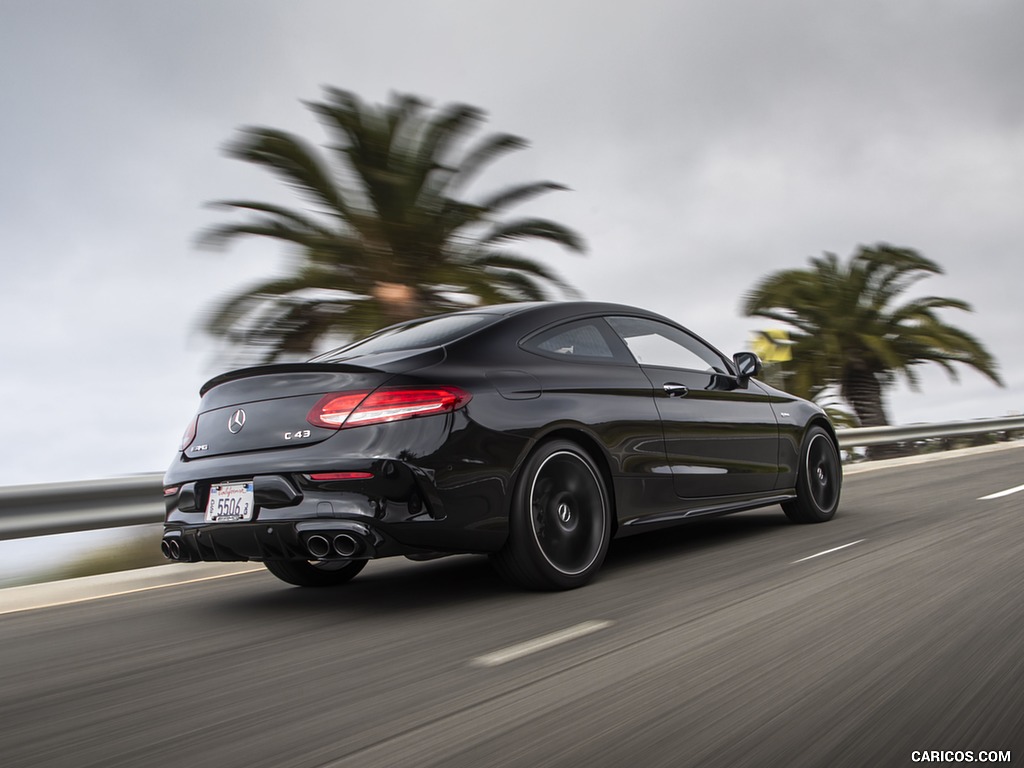 2019 Mercedes-AMG C43 Coupe (US-Spec) - Rear Three-Quarter