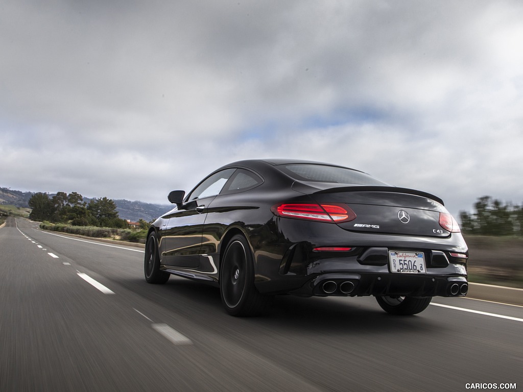 2019 Mercedes-AMG C43 Coupe (US-Spec) - Rear Three-Quarter