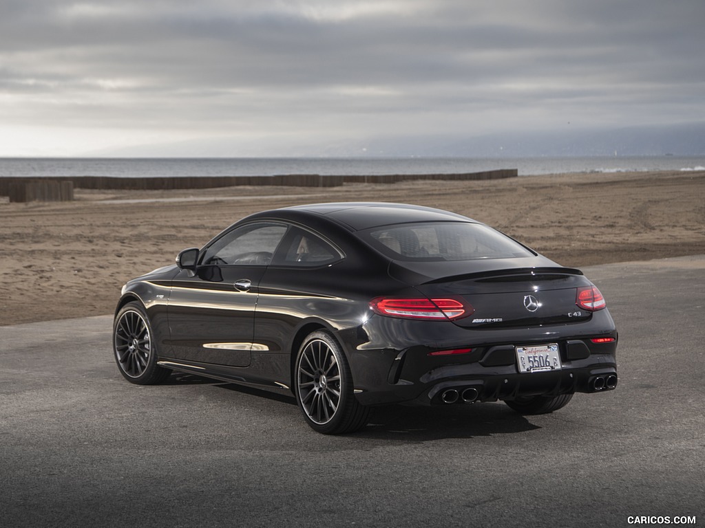 2019 Mercedes-AMG C43 Coupe (US-Spec) - Rear Three-Quarter