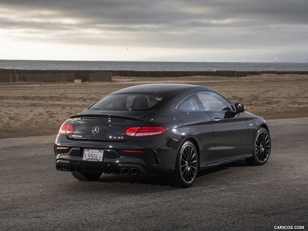 2019 Mercedes-AMG C43 Coupe (US-Spec) - Rear Three-Quarter