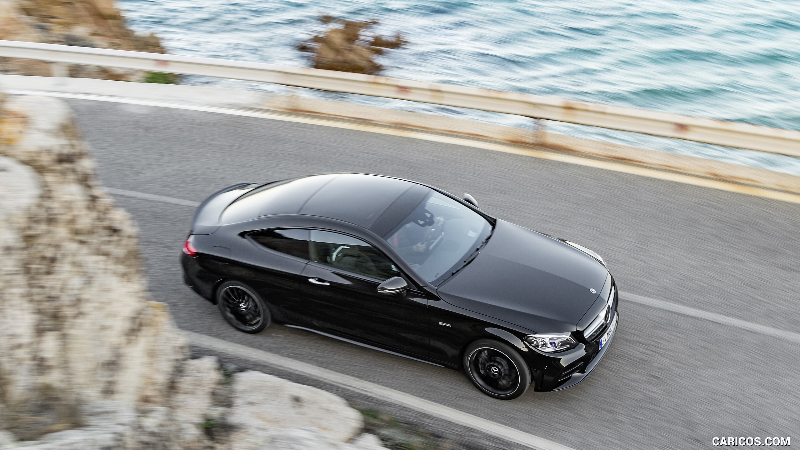 2019 Mercedes-AMG C43 Coupe 4MATIC Night Package and AMG Carbon-Package II (Color: Obsidian Black Metallic) - Top, #12 of 184