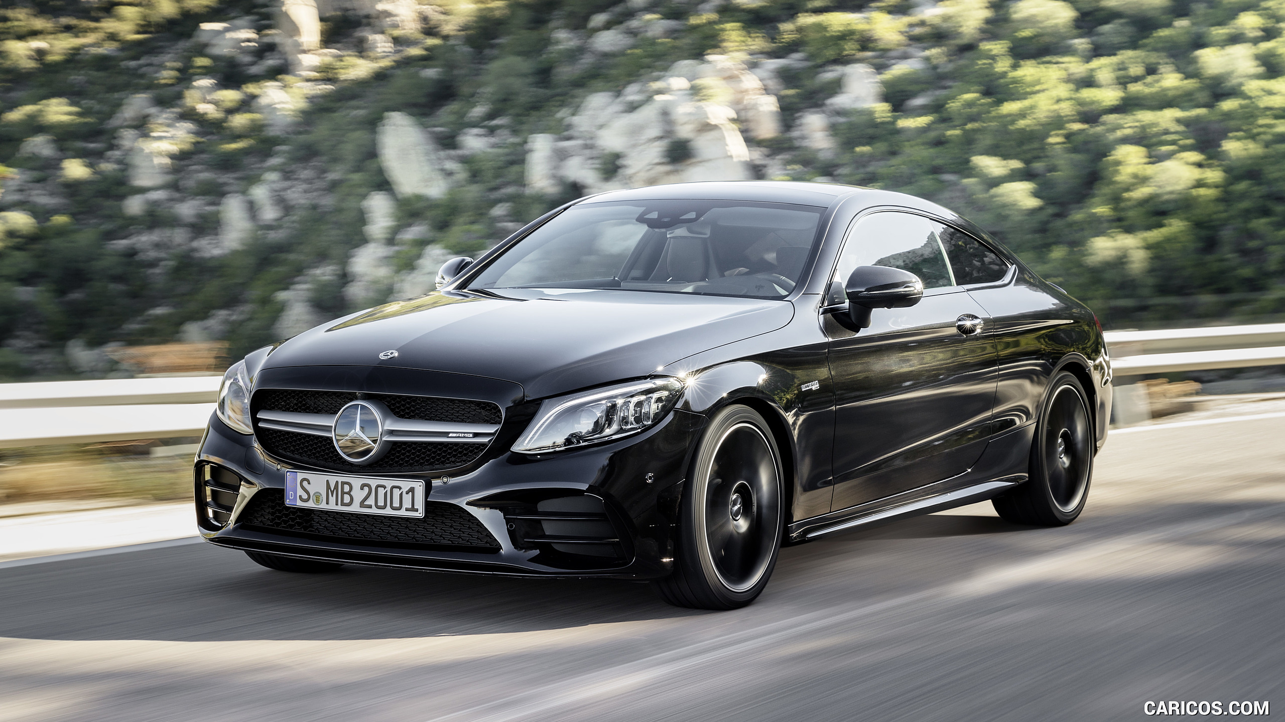 2019 Mercedes-AMG C43 Coupe 4MATIC Night Package and AMG Carbon-Package II (Color: Obsidian Black Metallic), #2 of 184