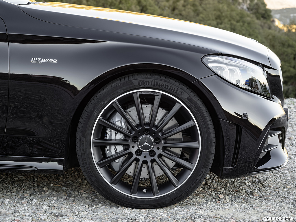 2019 Mercedes-AMG C43 Coupe 4MATIC Night Package and AMG Carbon-Package II (Color: Obsidian Black Metallic) - Wheel