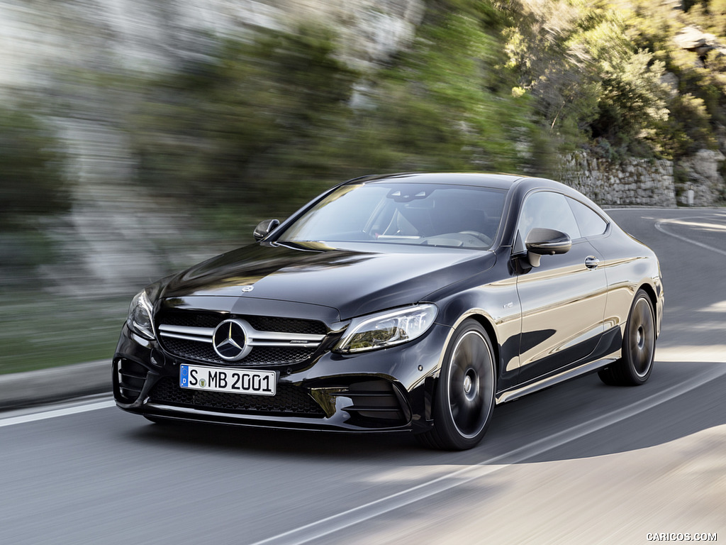 2019 Mercedes-AMG C43 Coupe 4MATIC Night Package and AMG Carbon-Package II (Color: Obsidian Black Metallic)