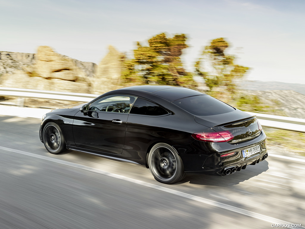 2019 Mercedes-AMG C43 Coupe 4MATIC Night Package and AMG Carbon-Package II (Color: Obsidian Black Metallic)