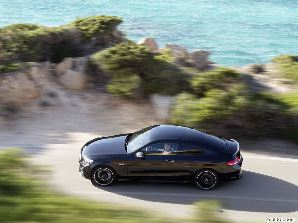 2019 Mercedes-AMG C43 Coupe 4MATIC Night Package and AMG Carbon-Package II (Color: Obsidian Black Metallic)