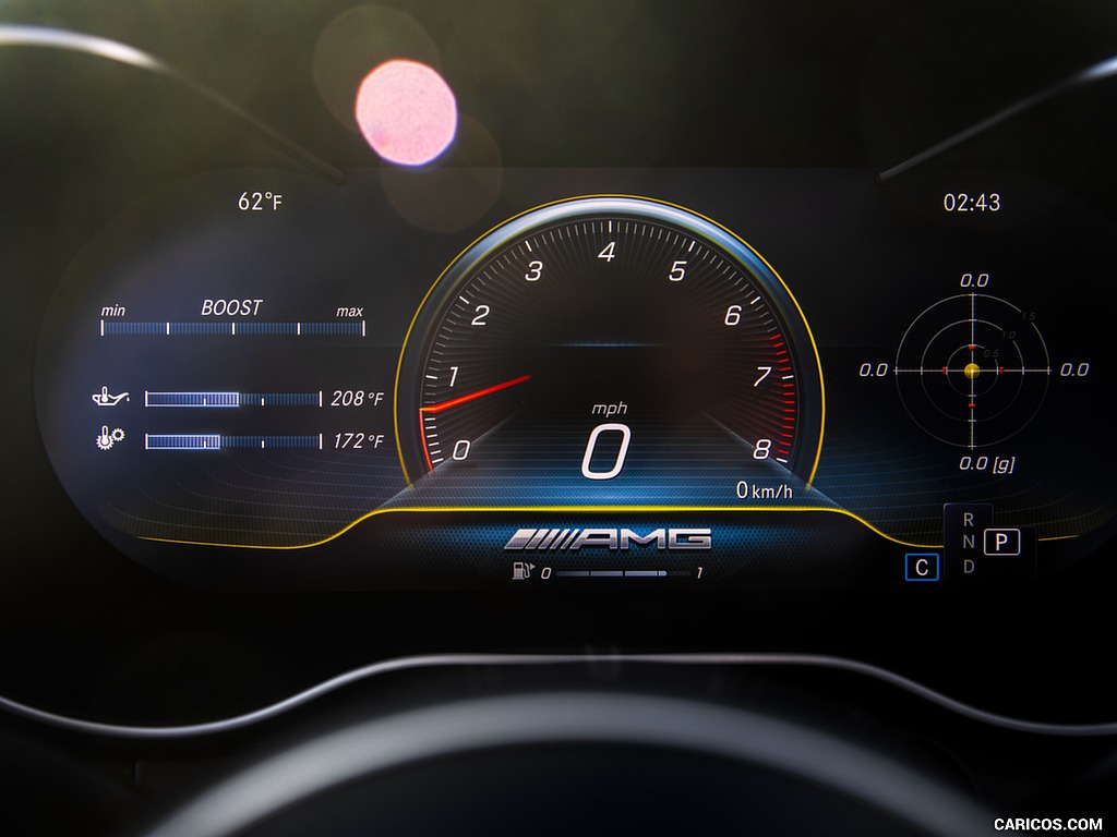 2019 Mercedes-AMG C43 Sedan (US-Spec) - Digital Instrument Cluster