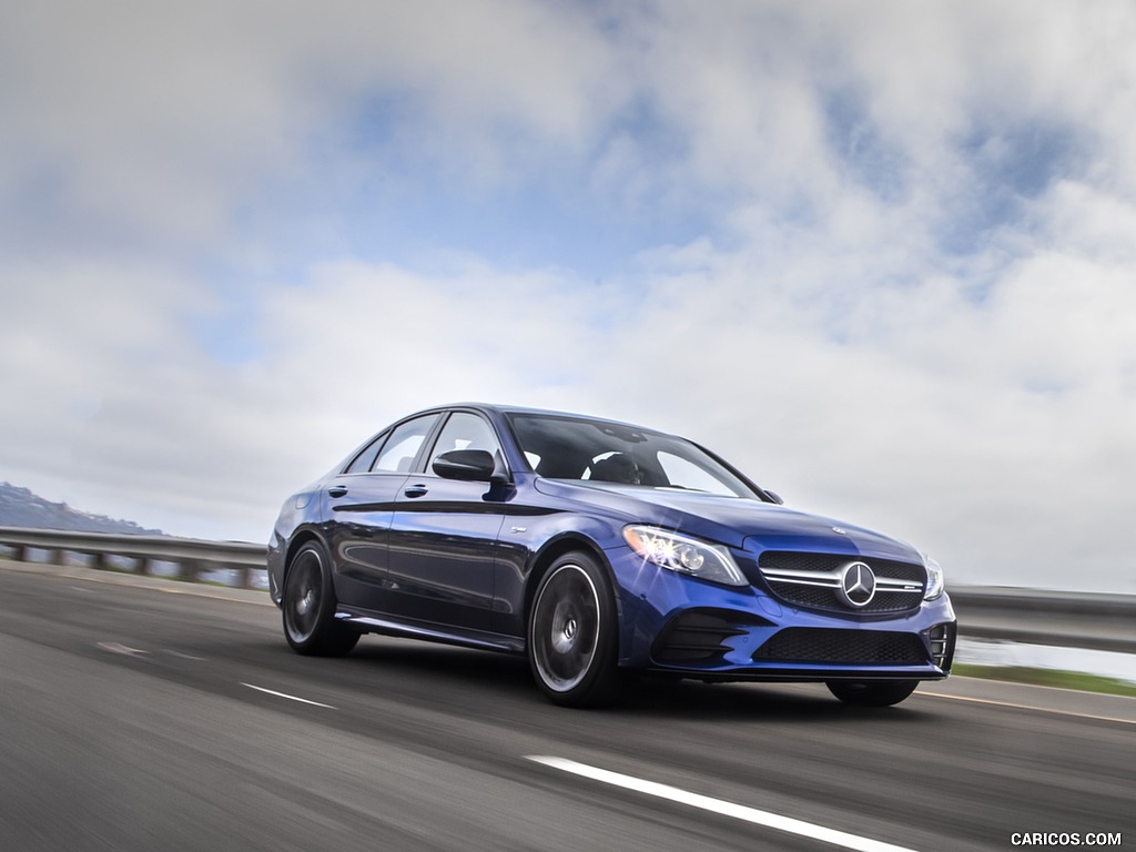 2019 Mercedes-AMG C43 Sedan (US-Spec) - Front Three-Quarter