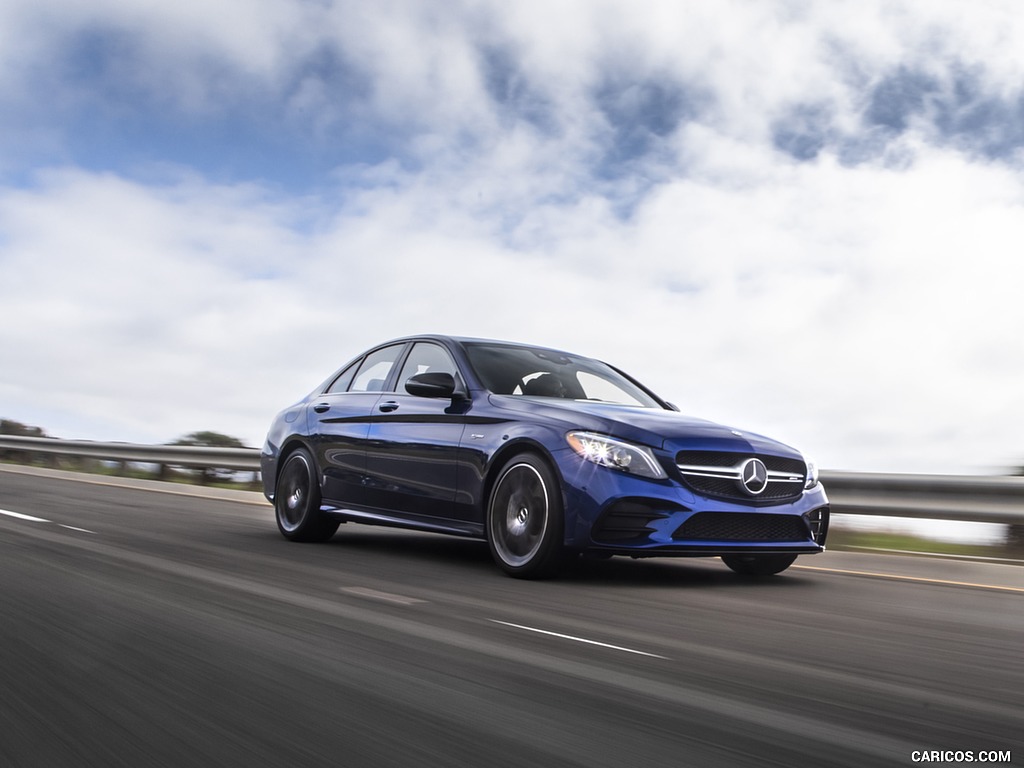 2019 Mercedes-AMG C43 Sedan (US-Spec) - Front Three-Quarter