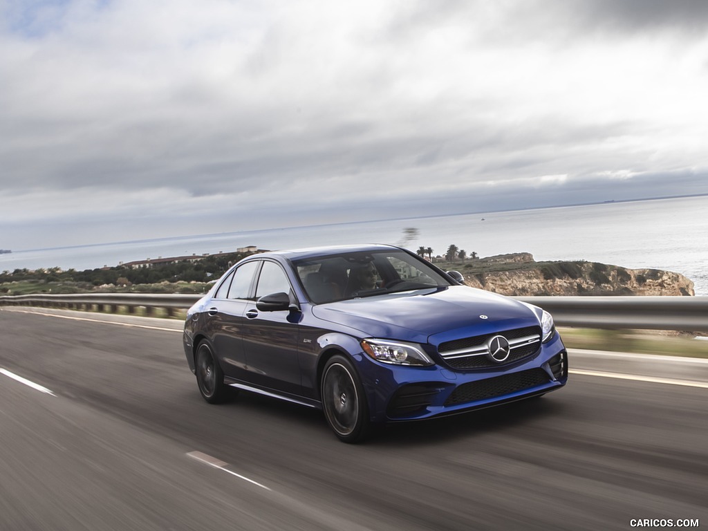 2019 Mercedes-AMG C43 Sedan (US-Spec) - Front Three-Quarter