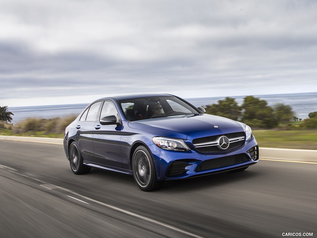 2019 Mercedes-AMG C43 Sedan (US-Spec) - Front Three-Quarter